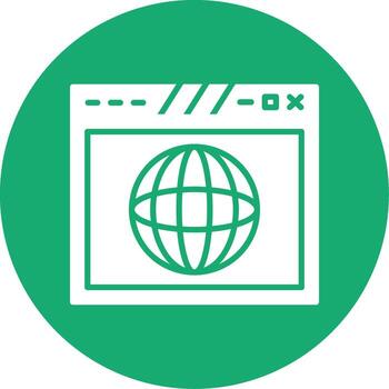 Compatible Cross Platform Browser Glyph Multi Circle vector