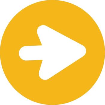 Vamos adelante botón glifo multi circulo vector