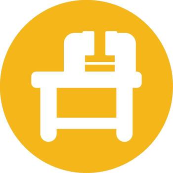 Multi Purpose Workbench Glyph Multi Circle vector