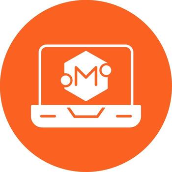 Redis In Memory Cache Glyph Multi Circle vector