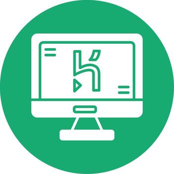 Heroku App Deployment Tool Glyph Multi Circle vector