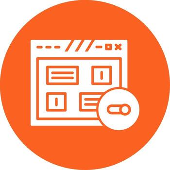 interactivo llamada a acción botón glifo multi circulo vector