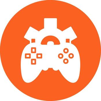Cross Platform Game Engine Glyph Multi Circle vector
