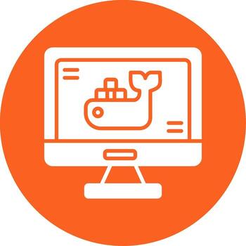 Jenkins Automation Server Glyph Multi Circle vector