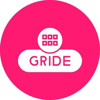 Grid View Toggle Button Glyph Multi Circle vector