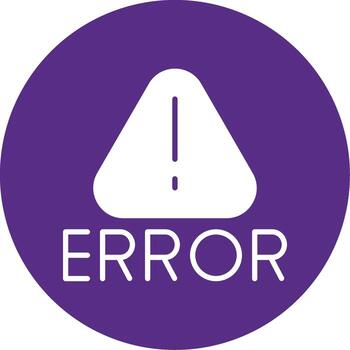 System Error Message Glyph Multi Circle vector