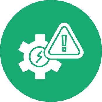 Configuration Error Message Glyph Multi Circle vector