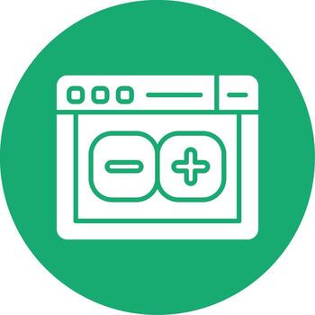 Travis CI Testing Workflow Glyph Multi Circle vector