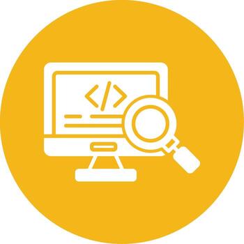 Peer Code Review Window Glyph Multi Circle vector