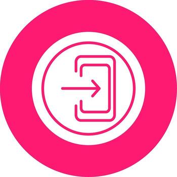 salida número autopista firmar glifo multi circulo vector