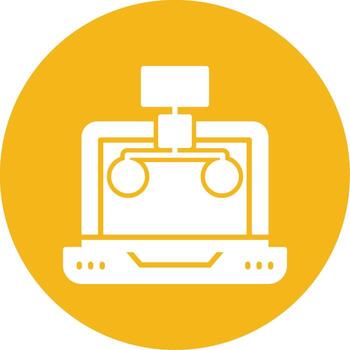 estructurado base de datos servidor glifo multi circulo vector