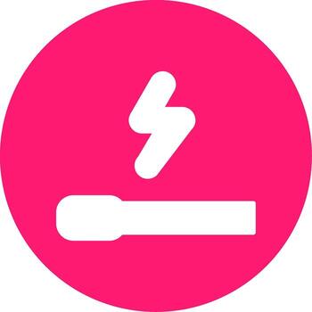 acumulado experiencia puntos glifo multi circulo vector