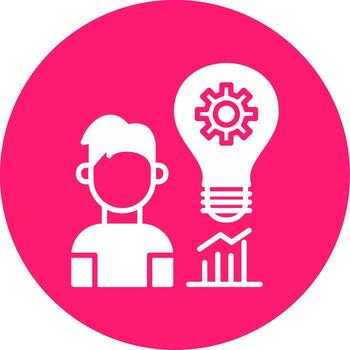 continuo Lanza libre habilidad desarrollo glifo multi circulo vector