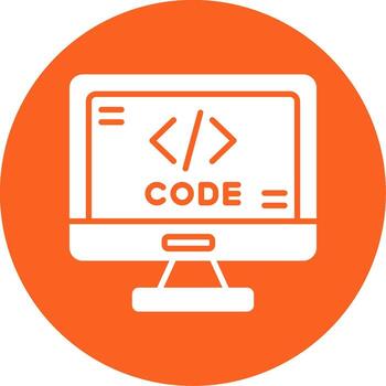 código formateo herramienta icono glifo multi circulo vector