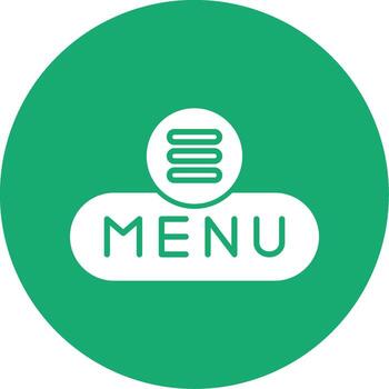 Expand Menu Button Glyph Multi Circle vector