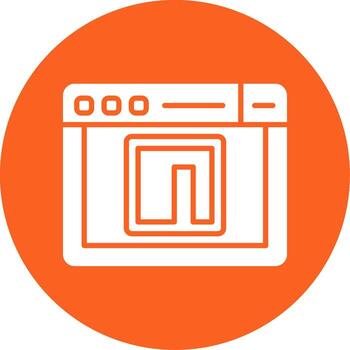 NPM Package Manager Icon Glyph Multi Circle vector