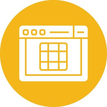 css cuadrícula diseño sistema glifo multi circulo vector