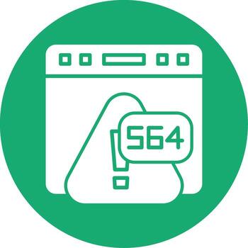 Error 564 Microservice Communication Failed Glyph Multi Circle vector