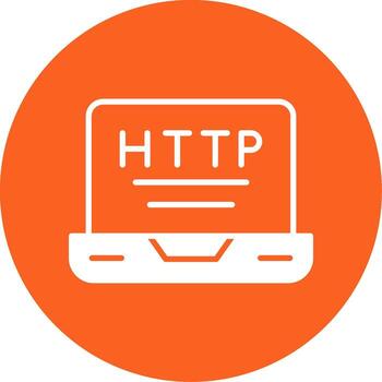 HTTPS Secure URL Symbol Glyph Multi Circle vector