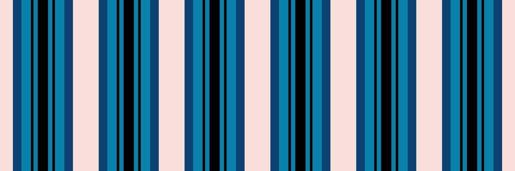 Elegant vertical stripes in teal, black, and blush pink create a sophisticated and versatile design. Perfect for textile prints, website backgrounds, or packaging. vector