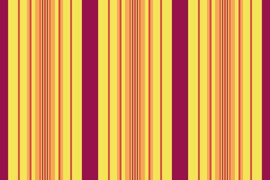 Peometry pattern fabric, age vertical textile texture. Hurity background seamless lines stripe in yellow and red colors. vector