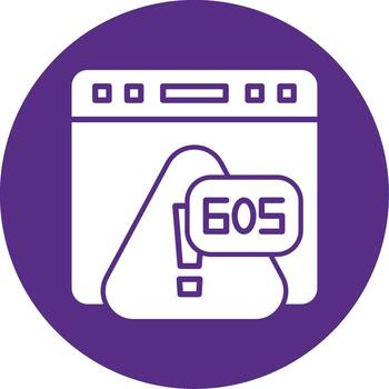 Error 605 SDK Initialization Failed Glyph Multi Circle vector