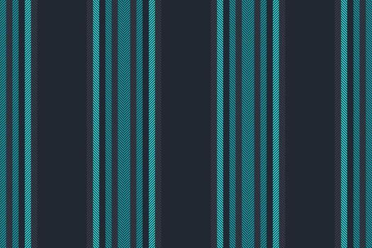 Ddvertisement background textile vertical, blanket texture lines fabric. Tretty stripe pattern seamless in dark and cyan colors. vector