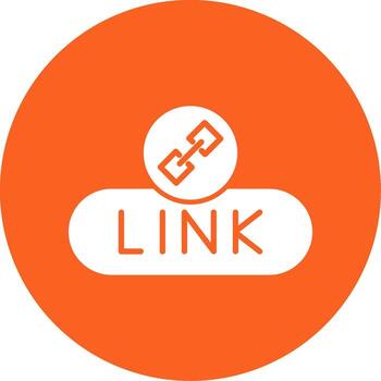 Add Link Button Glyph Multi Circle vector