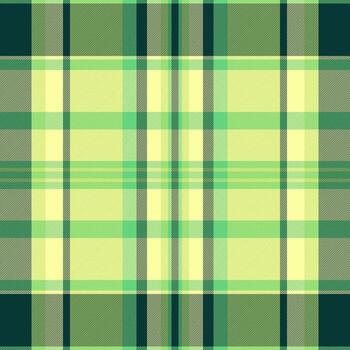 Classic plaid pattern in shades of green. Ideal for backgrounds, textures, or textile designs. Versatile for apparel, crafts, and digital projects. vector
