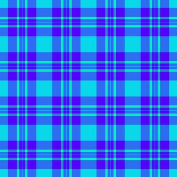 Janucá textil modelo , tipo sin costura textura antecedentes. cuerda tartán tela cheque tartán en brillante y azul colores. vector