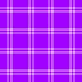 Vibrant violet tartan. Plaid pattern with intersecting lines, creating a classic fabric design. Ideal for backgrounds, textiles, or web design elements. vector