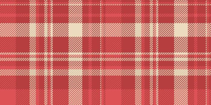 Gingham pattern texture tartan, artistic seamless plaid textile. Valentines day fabric check background in red and light colors. vector