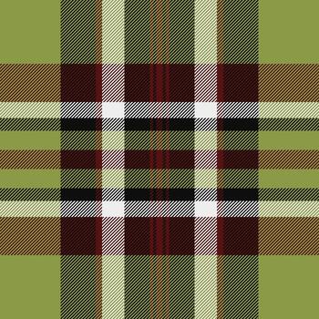 Loft plaid texture pattern, curtain background fabric textile. Bandanna seamless tartan check in lime and black colors. vector