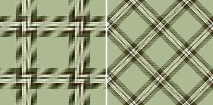 tartán tartán de sin costura textura cheque con un modelo tela textil antecedentes. conjunto en tierra colores. cortina diseño tendencias vector