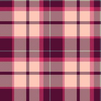 Template tartan background , deco texture plaid fabric. Random seamless textile pattern check in pink and light colors. vector