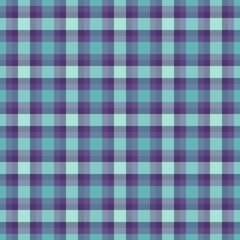 Seamless plaid pattern in cool blues and purples. Perfect for backgrounds, textiles, and design projects. A versatile trendy texture. vector