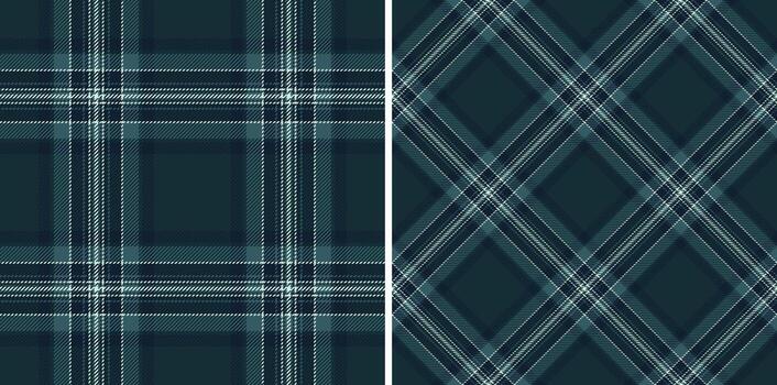 Classic tartan patterns showcase a timeless aesthetic. Two variations offer versatility for backgrounds, textiles, or design accents. A blend of tradition style. vector