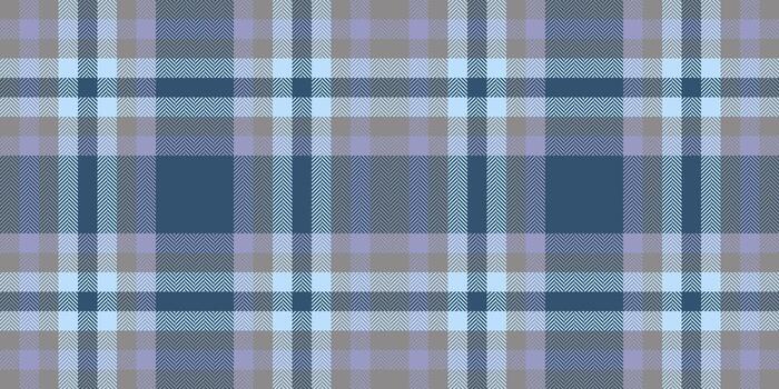 personalizado tartán textil , puro tartán sin costura textura. Envejecido antecedentes tela cheque modelo en gris y cian colores. vector
