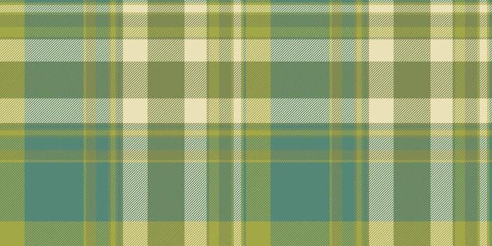 podar tela cheque sin costura, peinado antecedentes tartán tartán. Anticuado textil textura modelo en Lima y menta colores. vector