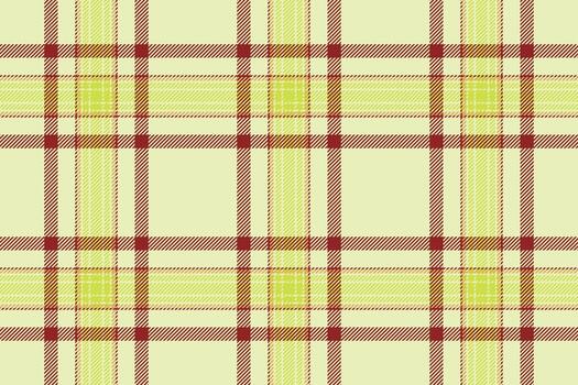 Classic plaid pattern in pastel yellow and brown tones. Versatile fabric texture for backgrounds, apparel design, or abstract artistic projects. Seamless, checkered. vector