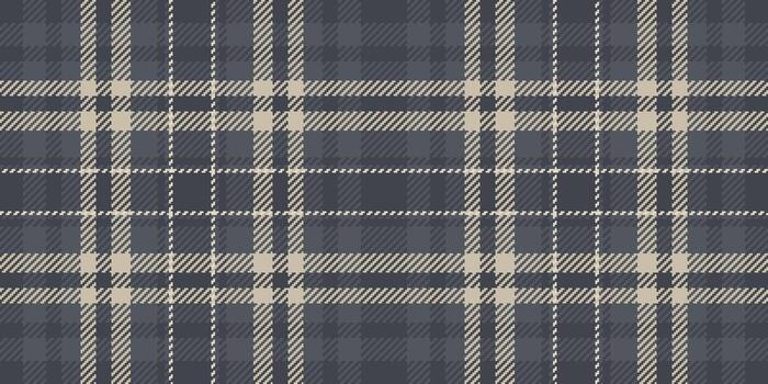 Classic plaid pattern. Textured, detailed weave in neutral tones. Ideal for textile design, backgrounds, or adding a touch of traditional style. Versatile timeless. vector