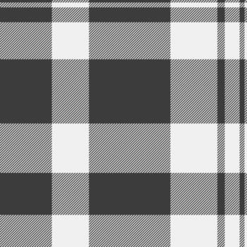 nuevo año antecedentes tartán sin costura, mínimo cheque modelo textil. instalando tartán textura tela en gris y blanco colores. vector