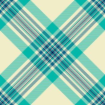 clásico tartán modelo presentando intersectando verde azulado y azul líneas en un neutral antecedentes. ideal para moda, textiles, y antecedentes. versátil para varios creativo proyectos vector