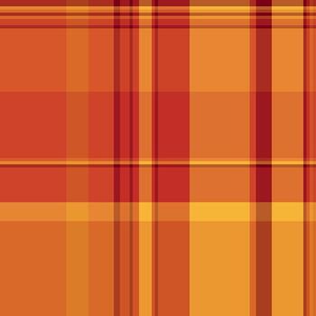 Warm, abstract plaid background with varying shades of orange and red. A geometric, textured design suitable for seasonal projects, textiles, or modern graphic work. vector