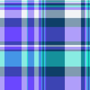 Modern plaid pattern with cool hues. Abstract checkered design creates a vibrant backdrop. Great for textiles, design projects, and stylish backgrounds. vector