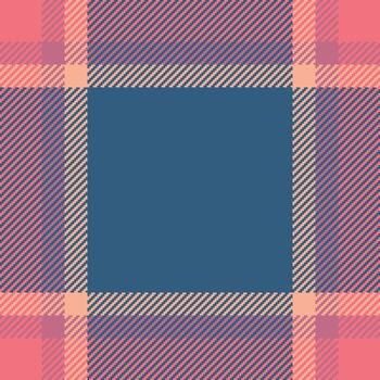 acogedor texturizado tela modelo en pastel durazno, rosa, y azul, enmarcado un vacío centro. ideal antecedentes para diseños, diseños, o texto superposiciones vector