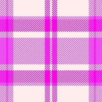 vibrante rosado y blanco tartán modelo. clásico diseño con un moderno girar. ideal para antecedentes, textiles, y creativo proyectos necesitando un atrevido, elegante textura. vector