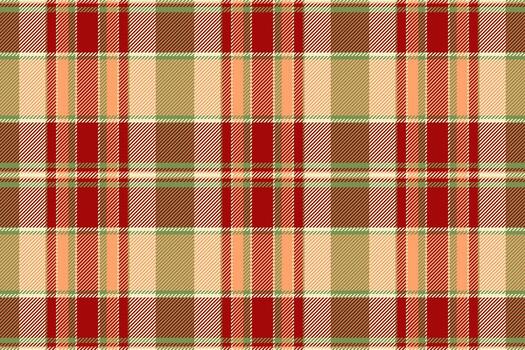 clásico tartán modelo con intersectando líneas en calentar otoño tonos ideal para antecedentes, textiles, o festivo diseños eterno y versátil. vector