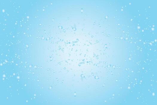Abstract blue water bubbles and particles. Abstract Blue Textured Artwork with Gradient Effect. vector