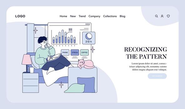analizando datos en un cómodo hogar ajuste vector